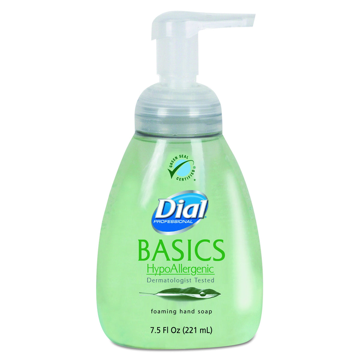 Dial Professional 06042 Basics Foaming Hand Soap, 7.5oz, Honeysuckle