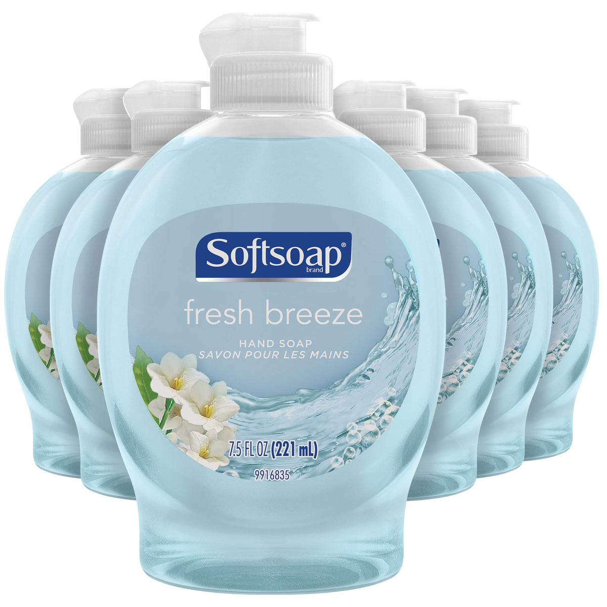 Softsoap Liquid Hand Soap, Fresh Breeze - 7.5 Fluid Ounce (Pack of 6)