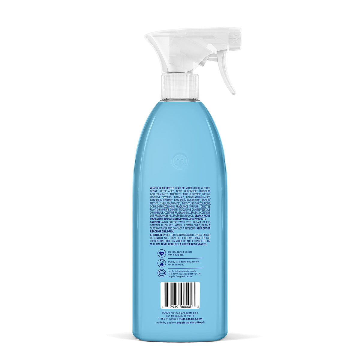 Method Bathroom Cleaner, Eucalyptus Mint, 28 Ounce, (Pack of 2)