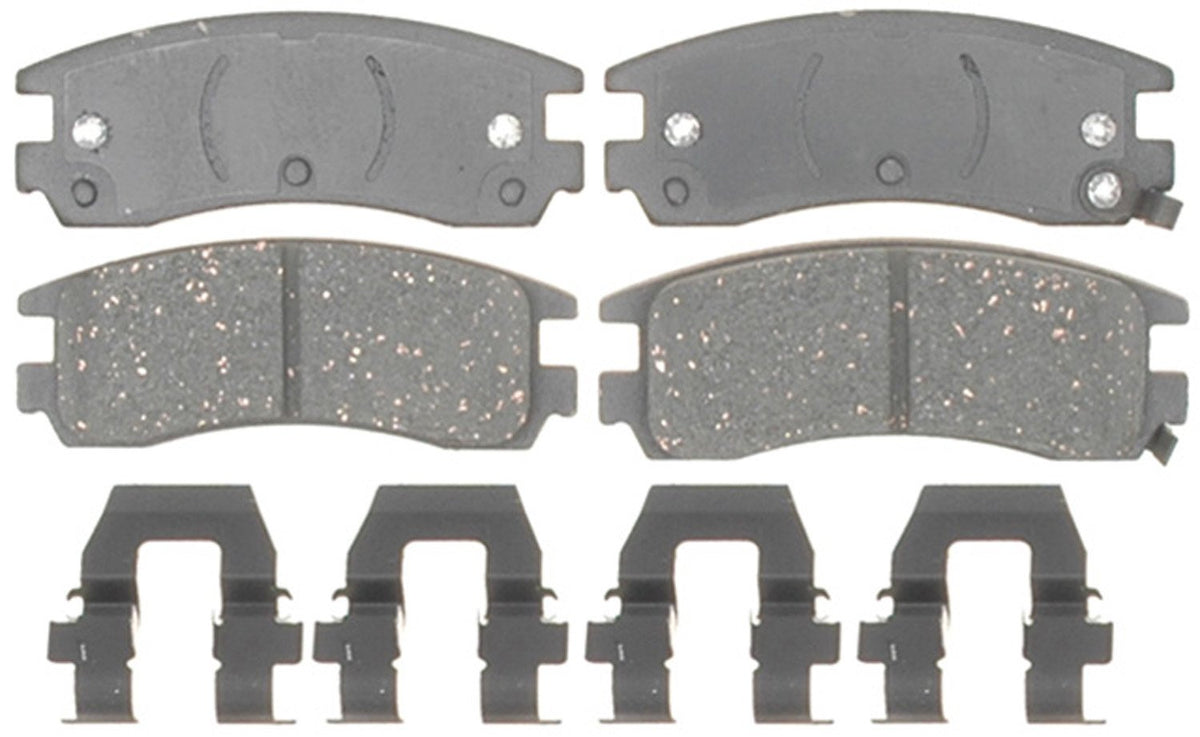 ACDelco Gold 17D714CH (19201446) Ceramic Rear Disc Brake Pad Set