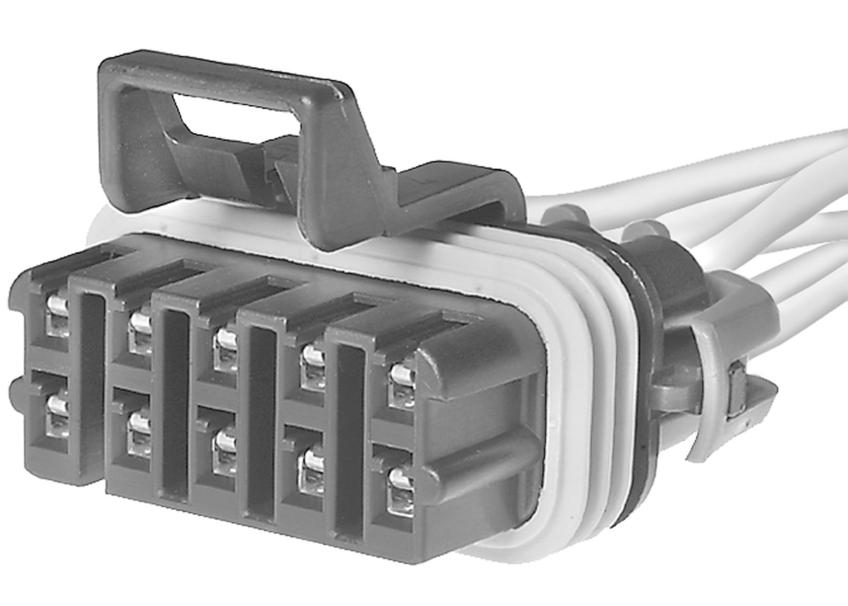 ACDelco GM Original Equipment PT1105 10-Way Female Black Multi-Purpose Pigtail