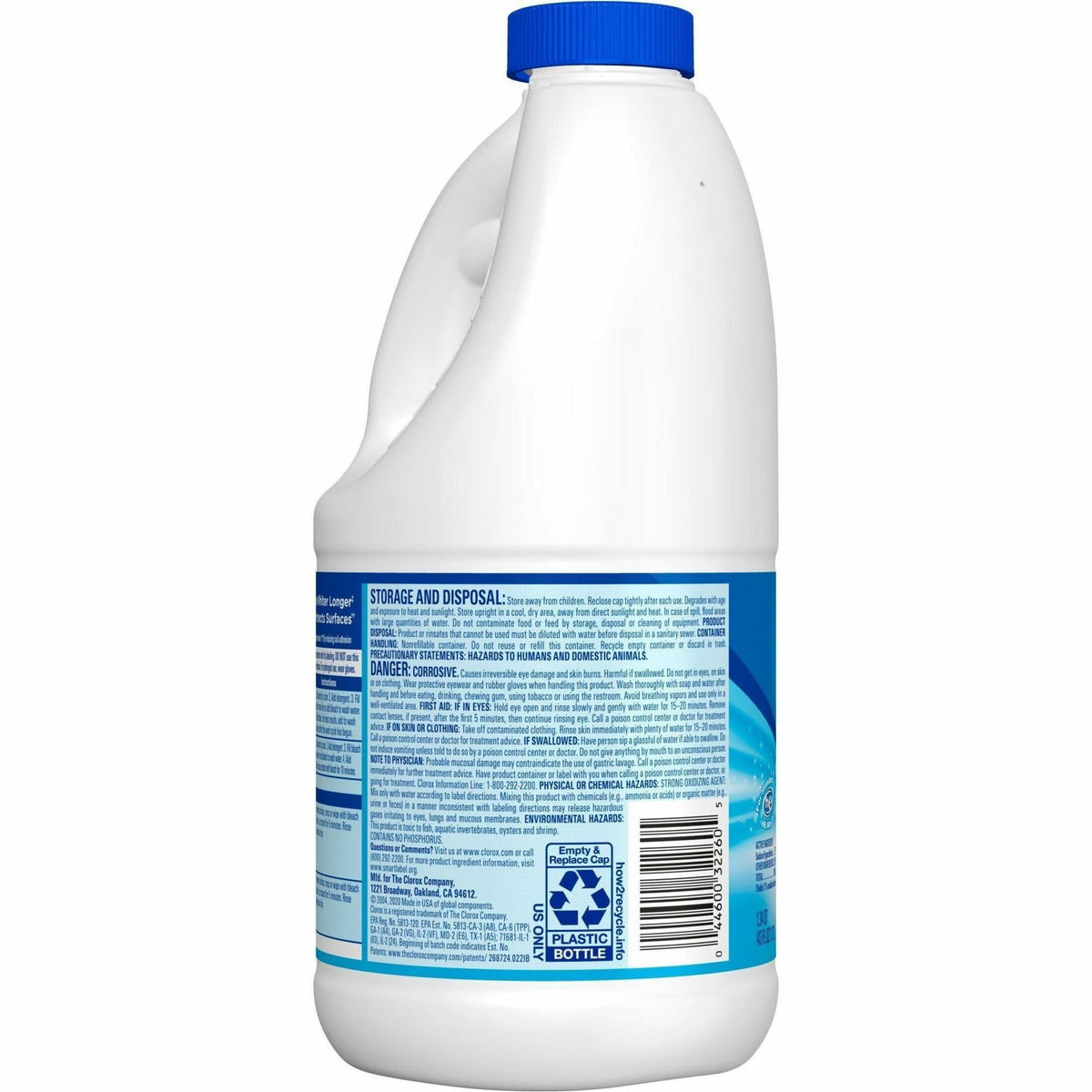 Clorox, CLO32260CT, Disinfecting Bleach - Regular, 6 / Carton, White