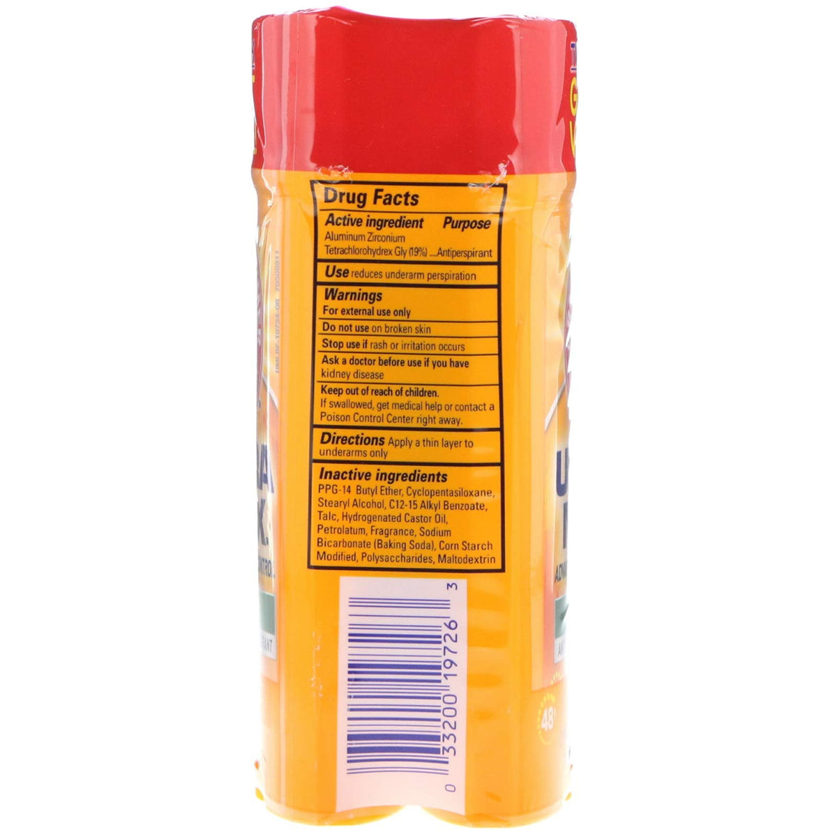 ULTRAMAX Fresh Wide Stick 2.6oz Twin Pack