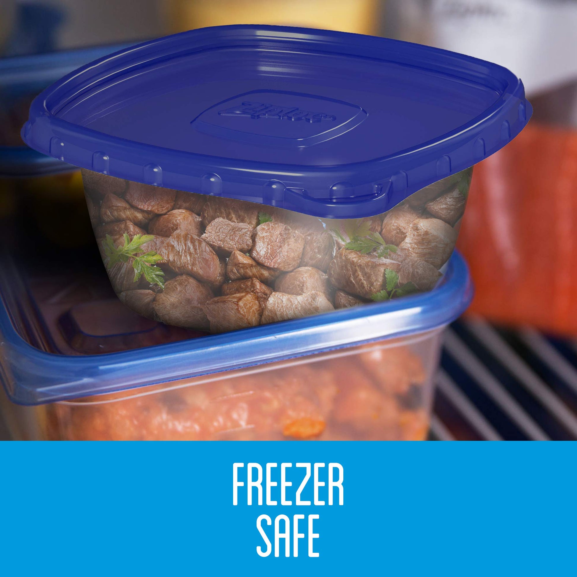 Ziploc Food Storage Meal Prep Containers, Reusable for Lunch and Leftovers, Dishwasher Safe, Variety Pack, 20 Containers and 20 Lids