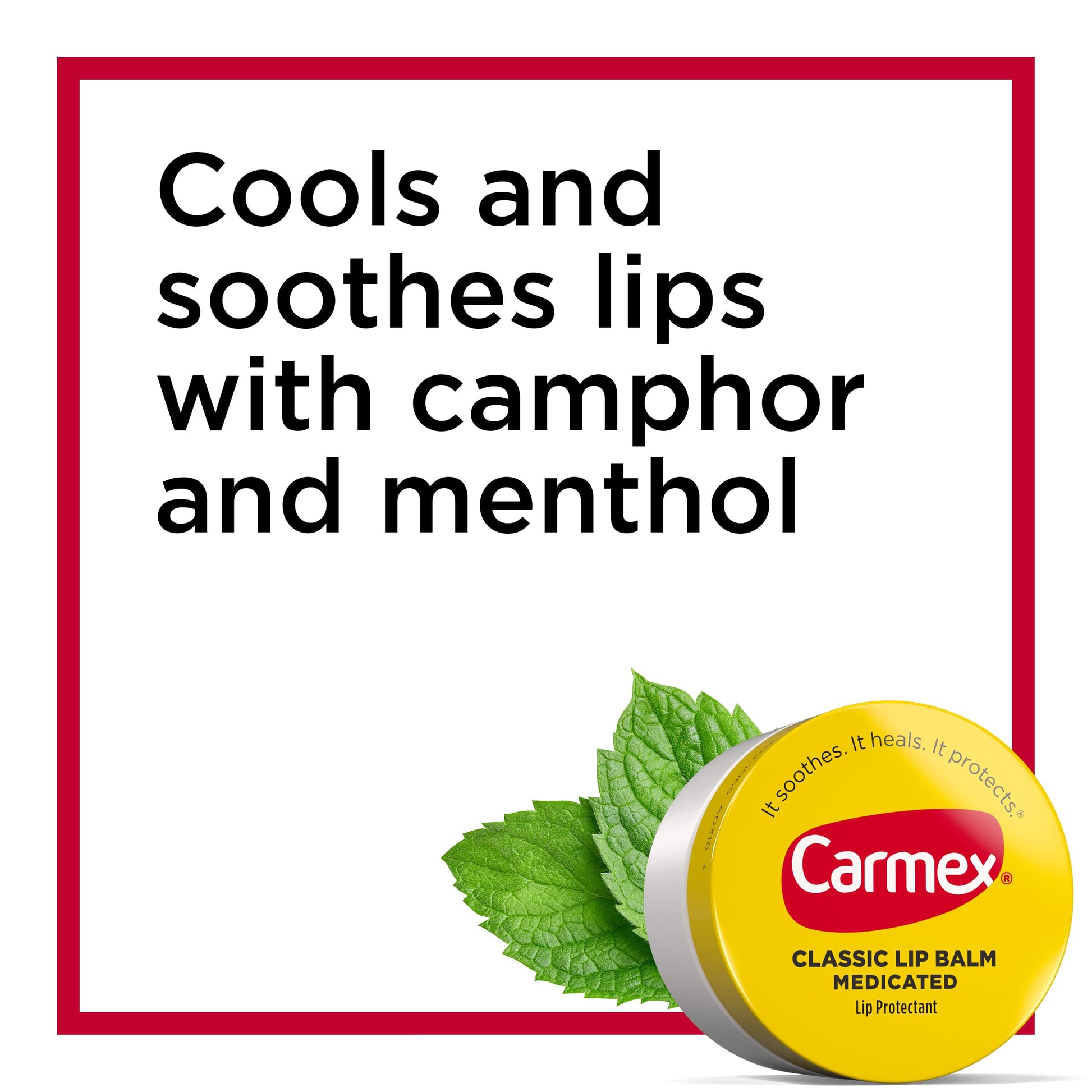 Carmex Classic Medicated Lip Balm Jars, Lip Moisturizer for Chapped Lips, 9 Count (3 Packs of 3)