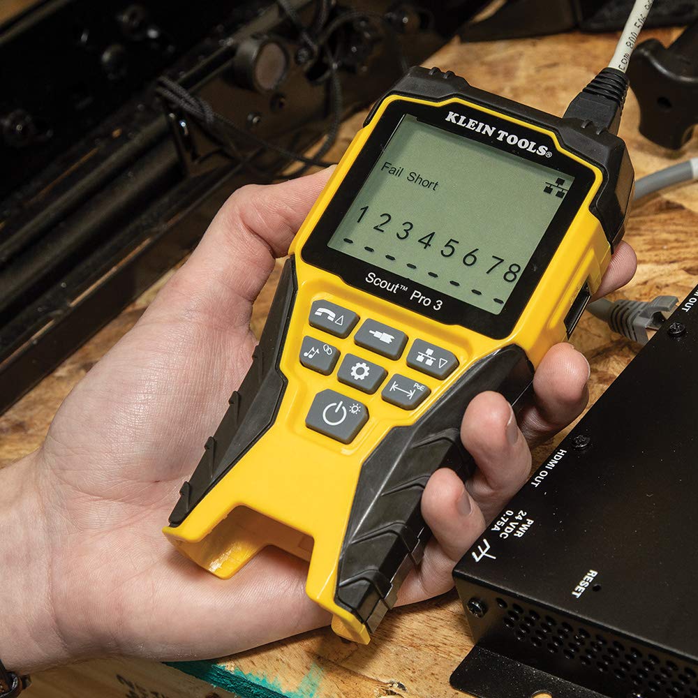 Klein Tools VDV501-215 Cable Tester Remote, Test + Map Remote #5 for Klein Tools Scout Pro 3 Cable Tester