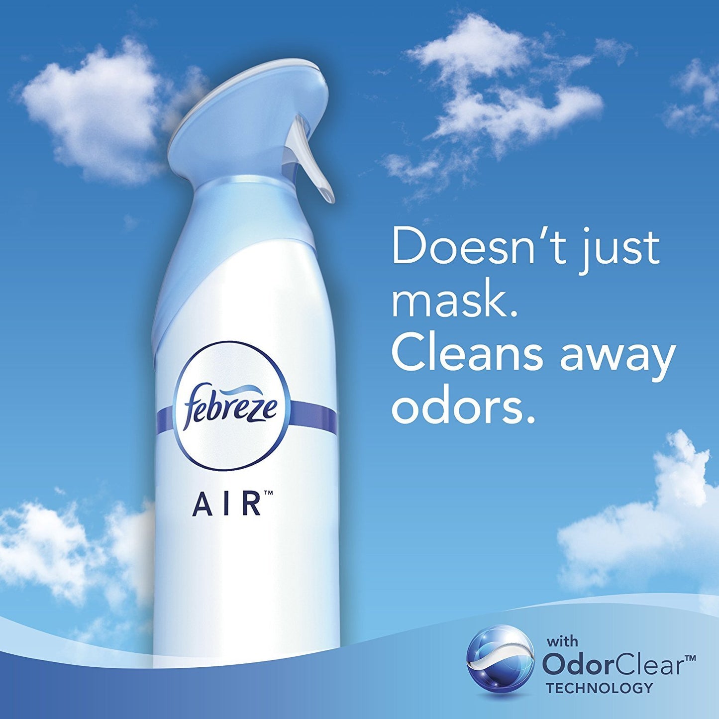 Febreze Air Refresher - With Downy April Fresh Scent - With NEW OdorClear Technology - Net Wt. 8.8 OZ (250 g) Per Bottle - Pack of 2 Bottles