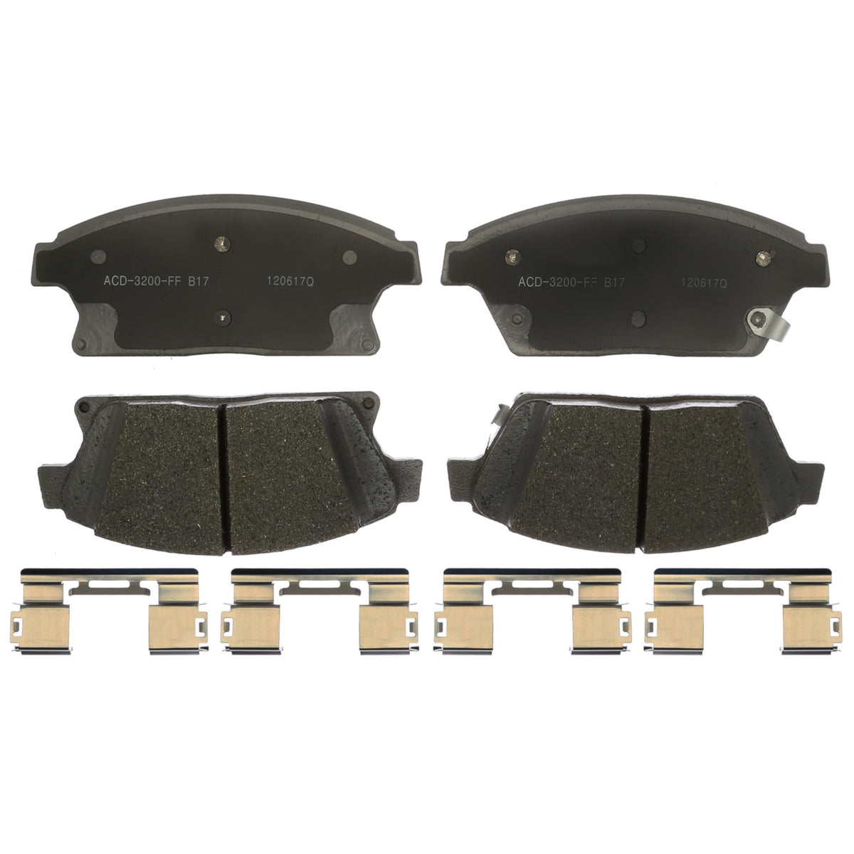 ACDelco Silver 14D1467CHF1 Ceramic Front Disc Brake Pad