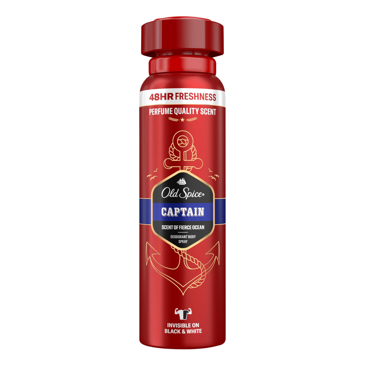 Old Spice Deodarant Spray Captain 6 Pack