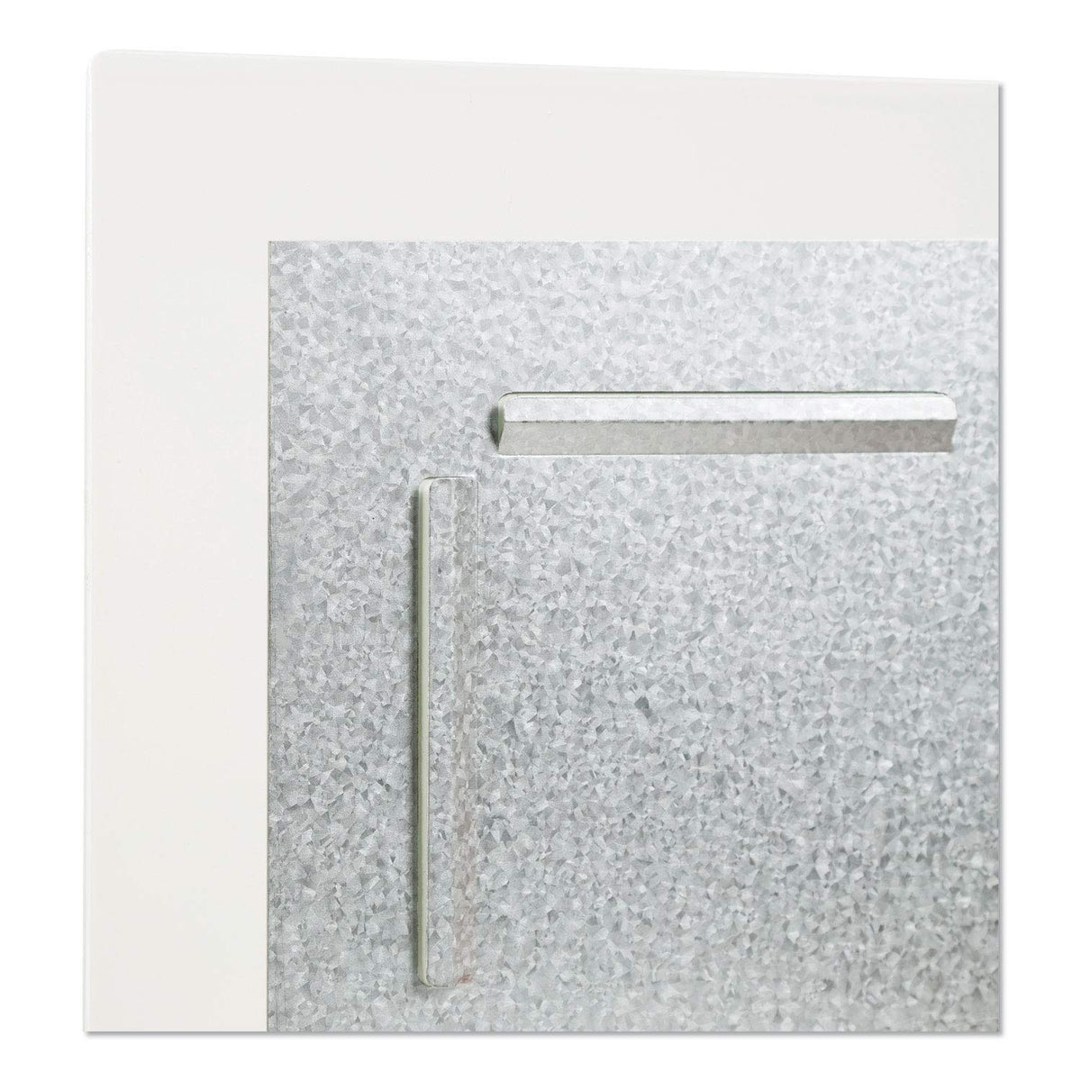 U Brands 3976U00-01 U Brands 3976U0001 Floating Glass Dry Erase Board, 36 x 36, White