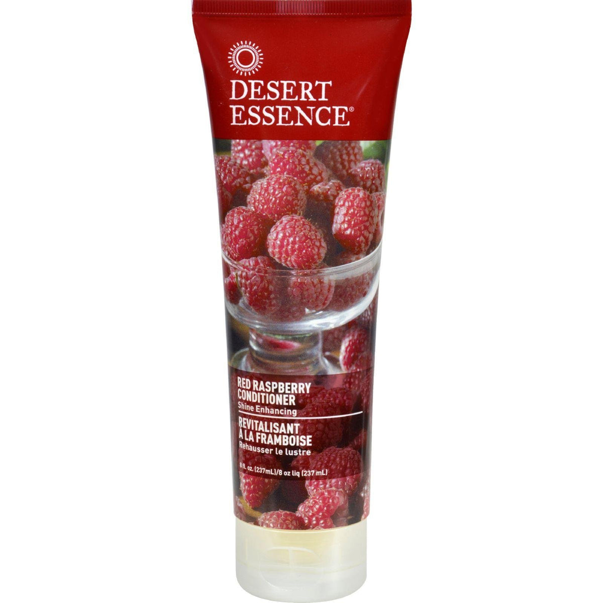 Desert Essence Organics Hair Conditioner for Shine Enhancing, Red Raspberry, 8 Oz
