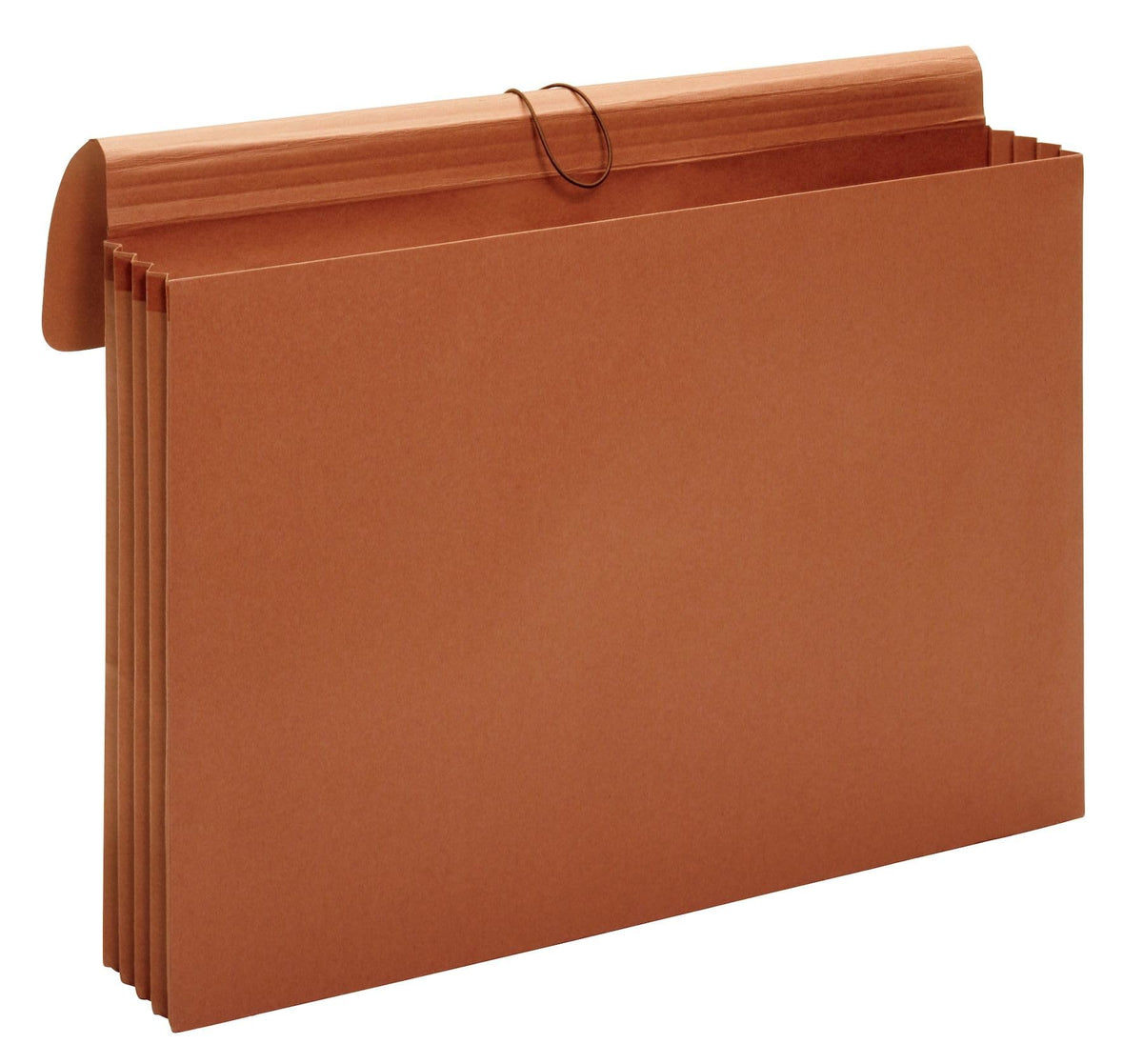 Globe-Weis/Pendaflex Tabloid Wallet File, 12 x 18 Inches, 3.5-Inch Expansion, Elastic Closure, Brown (B1060E)