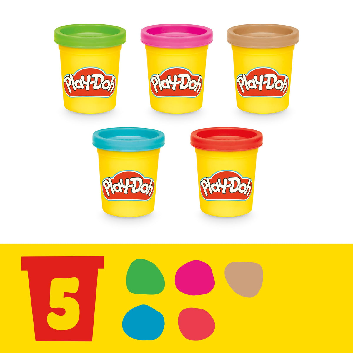Play-Doh Care 'n Carry Vet Playset for Kids 3 Years and Up with Toy Dog, Storage, 10 Tools, and 5 Modeling Compound Colors, Non-Toxic