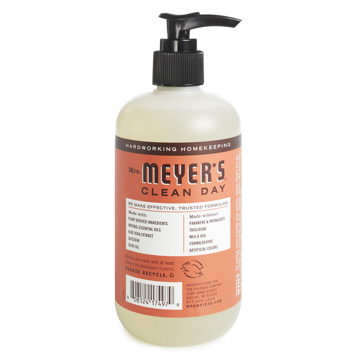 MRS. MEYER'S CLEAN DAY Liquid Hand Soap, Radish Scent,12.5 Fl Oz. (Pack of 3)