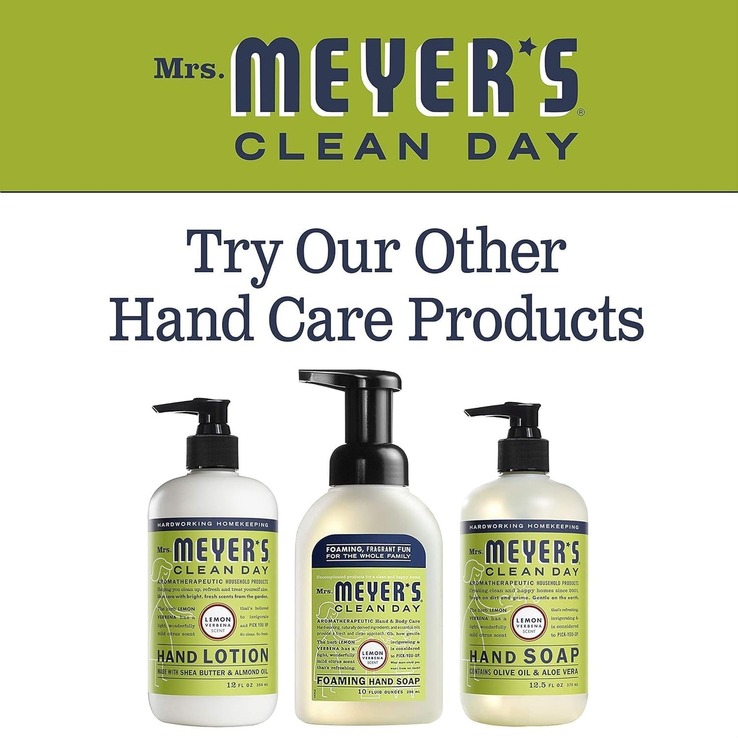 Mrs. Meyer's Clean Day Organic Lemon Verbena Scent Liquid Hand Soap 12.5 oz. (Pack of 6)