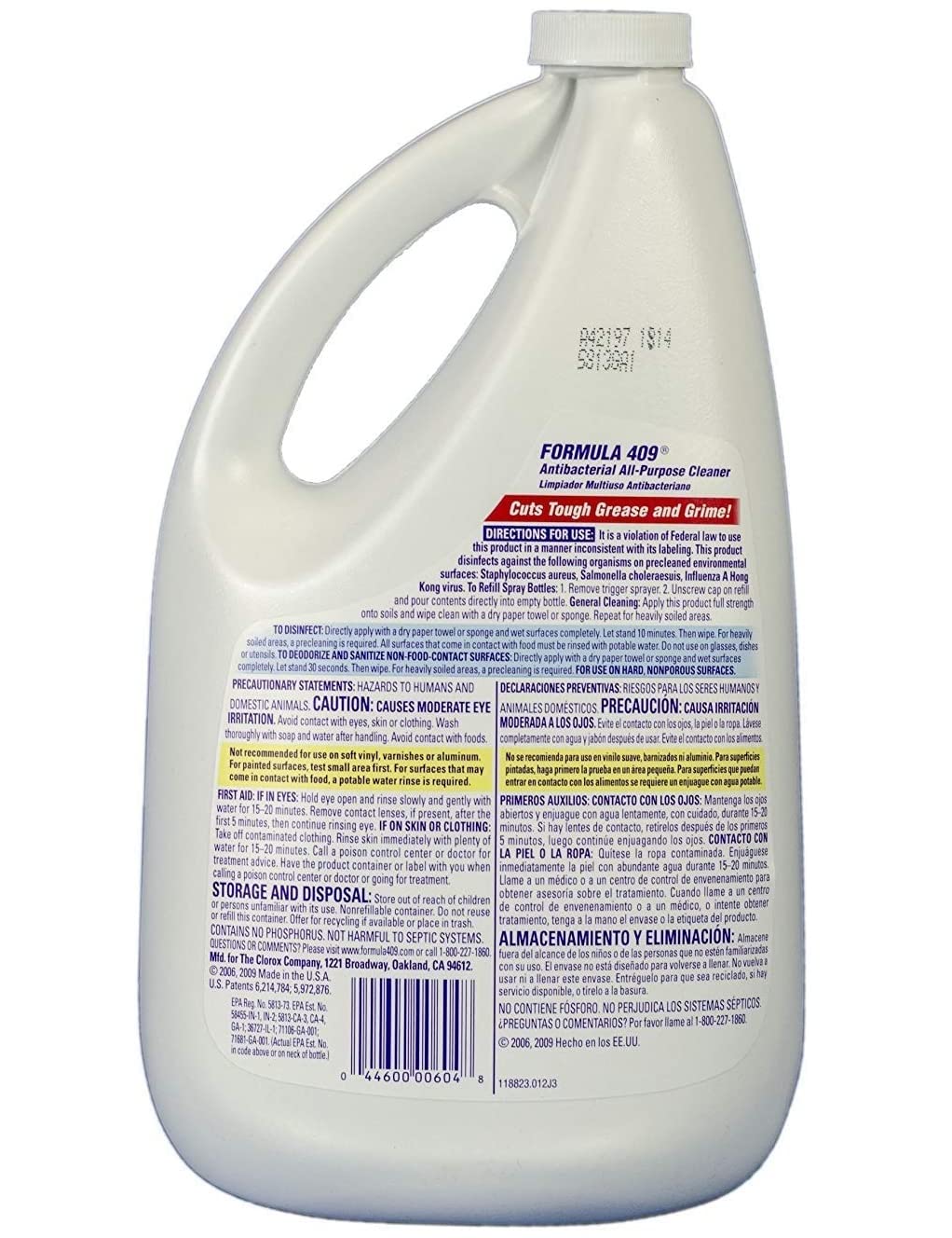 Formula 409 00636 Antibacterial Kitchen All Purpose Cleaner Disinfectant Regular, 64oz Refill + Formula 409 Multi-Surface Cleaner, Spray 32 oz