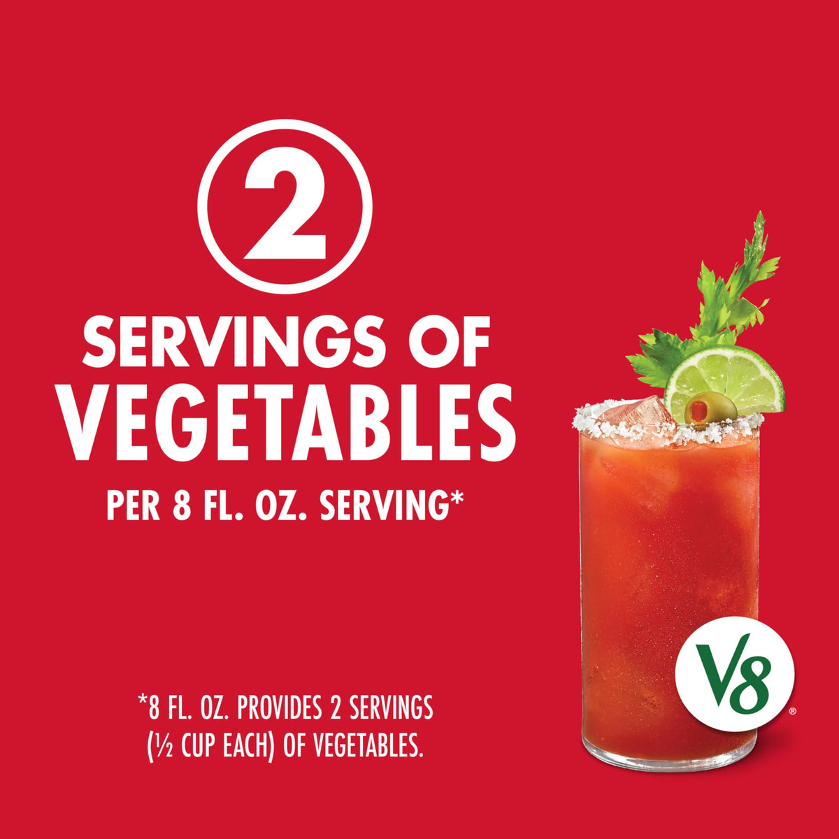 V8 Bloody Mary Mix, 8 fl oz Can (4 Cases of 6 Cans)