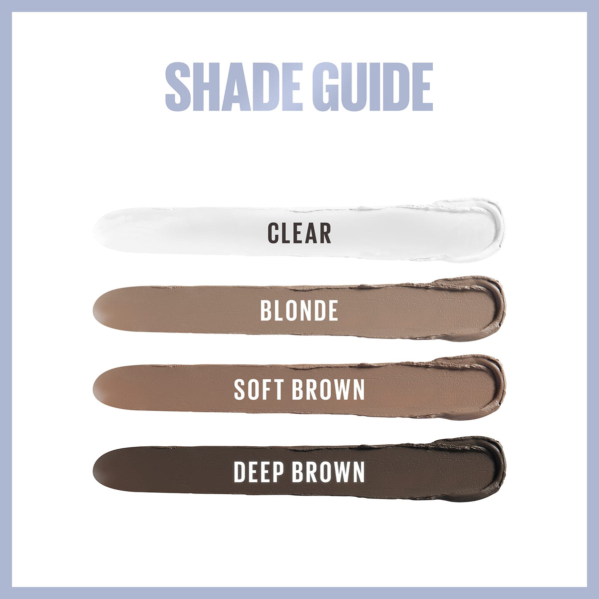 Maybelline TattooStudio Brow Lift Stick Makeup with Tinted Wax Conditioning Complex, Soft Brown, 1 Count