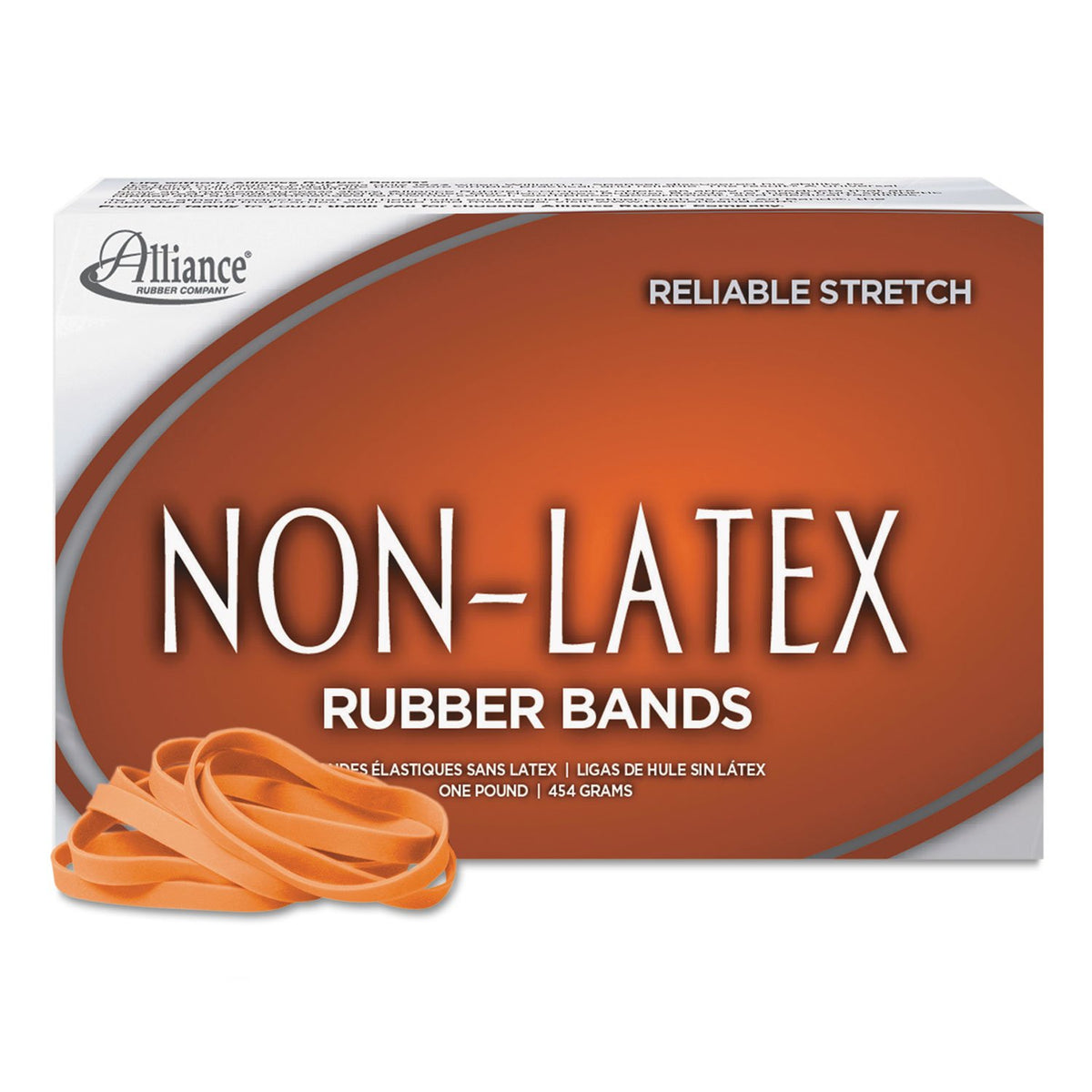 Alliance® Rubber Sterling® Rubber Bands, No. 64, 1 lb, Box Of 380
