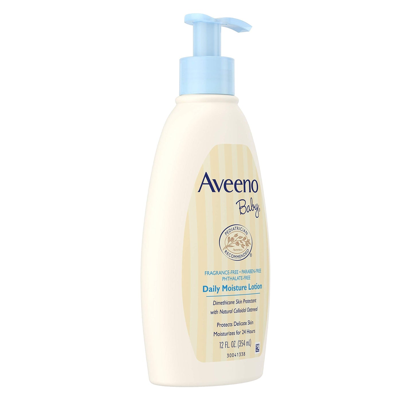 Aveeno Baby Daily Moisture Lotion, Fragrance Free, 12 Ounce