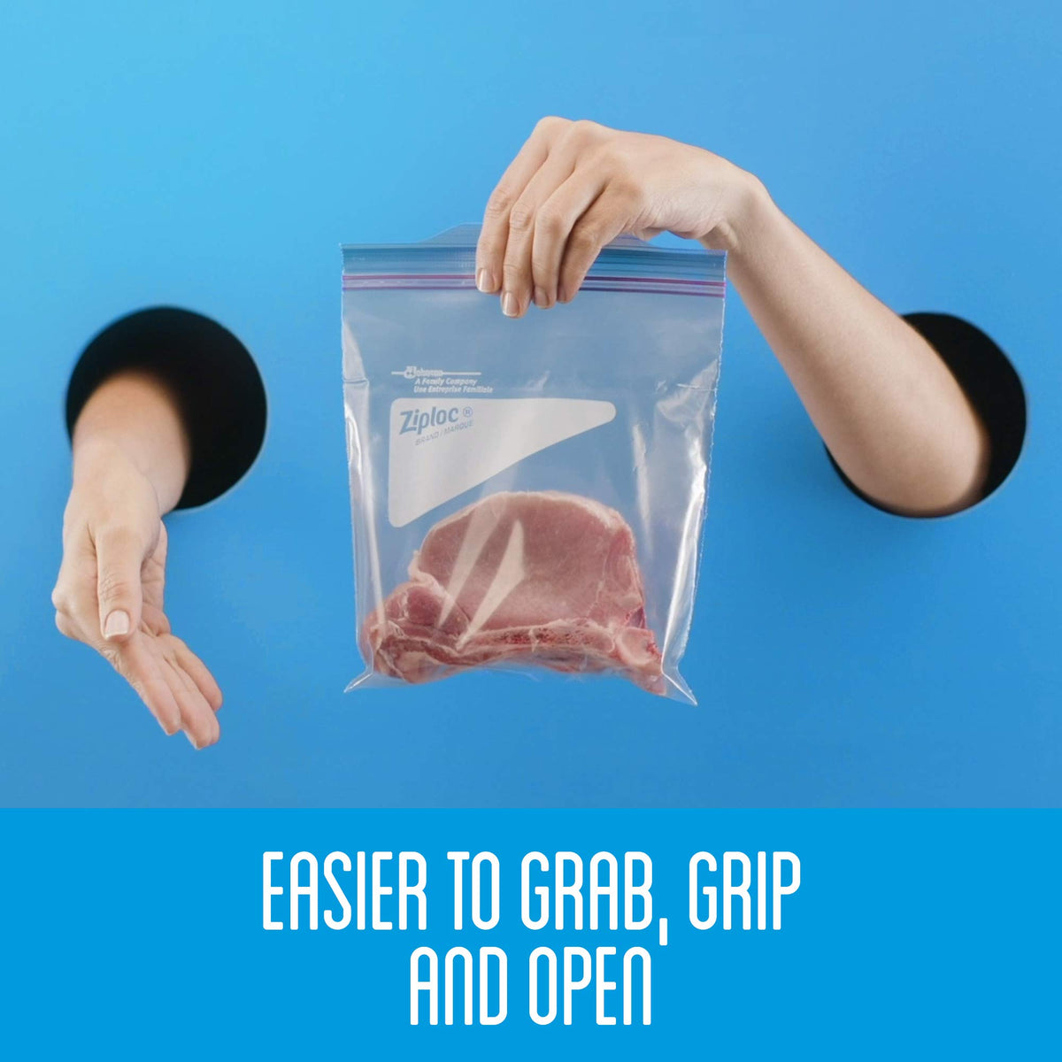 Ziploc Double Zipper Quart Freezer Bags, 216 Count