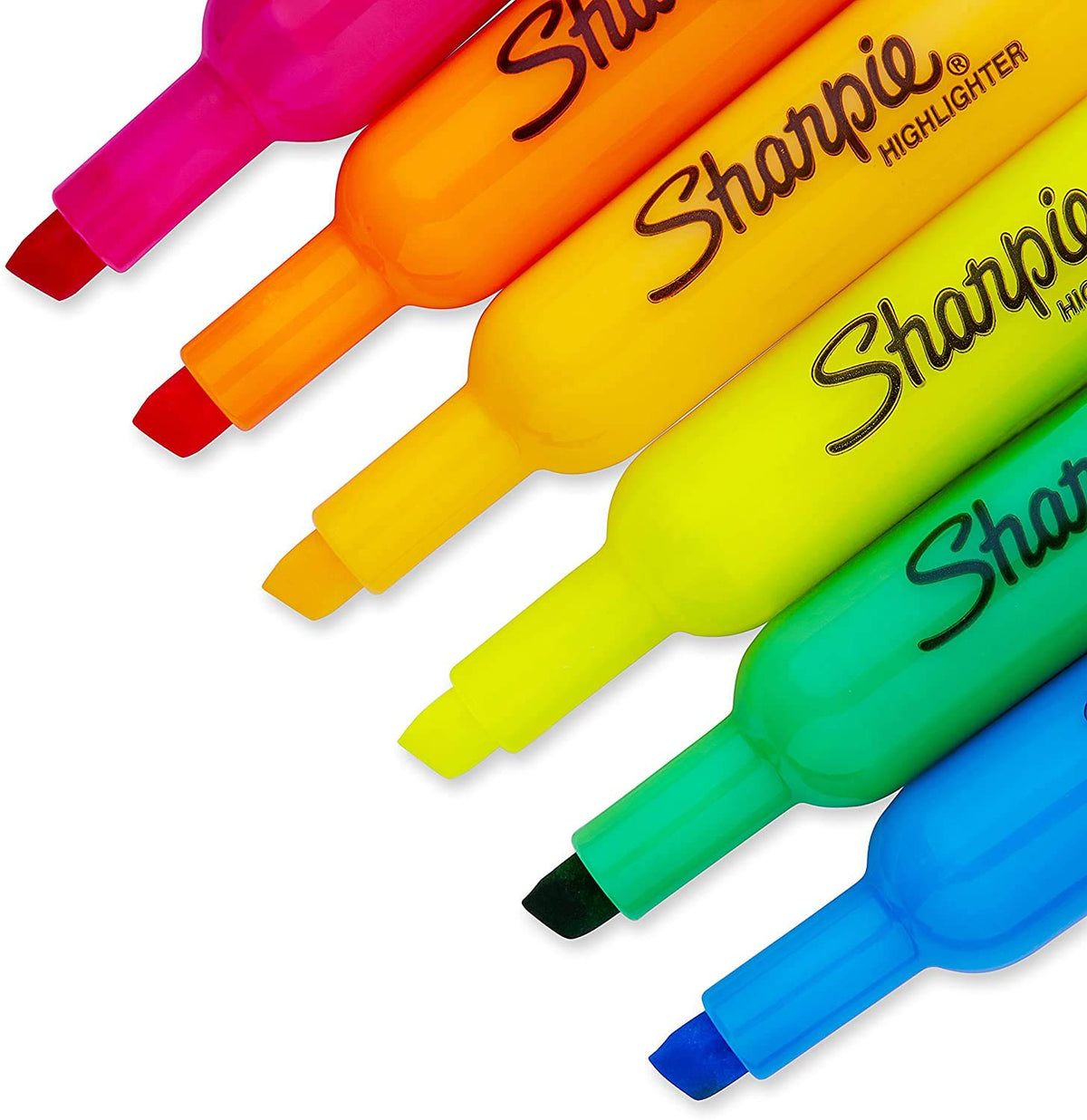 SHARPIE Tank Highlighters, Chisel Tip, Assorted Fluorescent, 20 Count (25018)