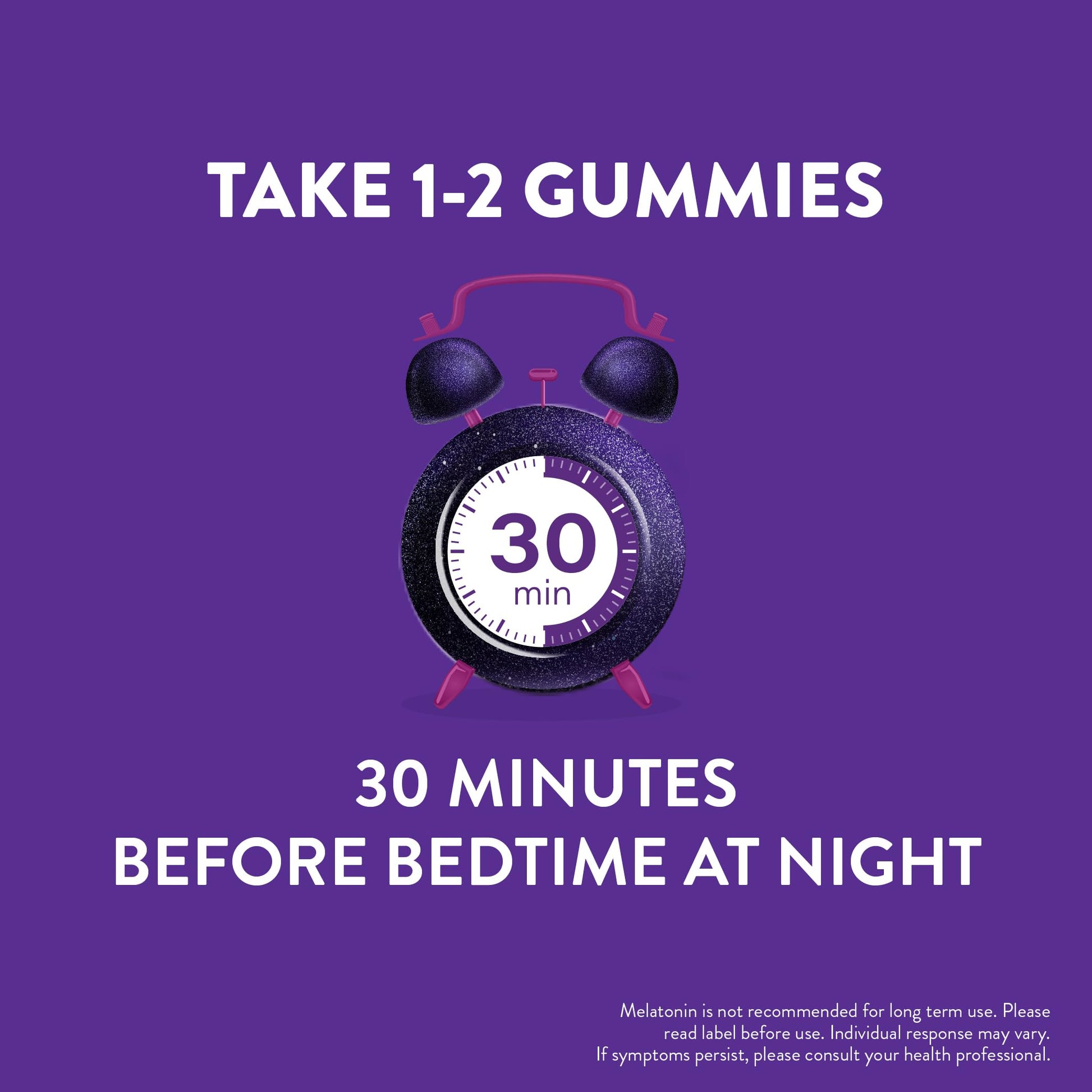 ZzzQuil PURE Zzzs Melatonin Sleep Aid Gummies, Helps You Fall Asleep Naturally, Wildberry Vanilla Flavor, Chamomile Lavender & Valerian Root, 1mg per gummy, 24 Count