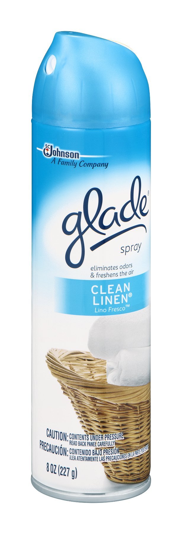 Glade Aerosol Air Freshener, Clean Linen, 8 Ounce (Pack of 12)