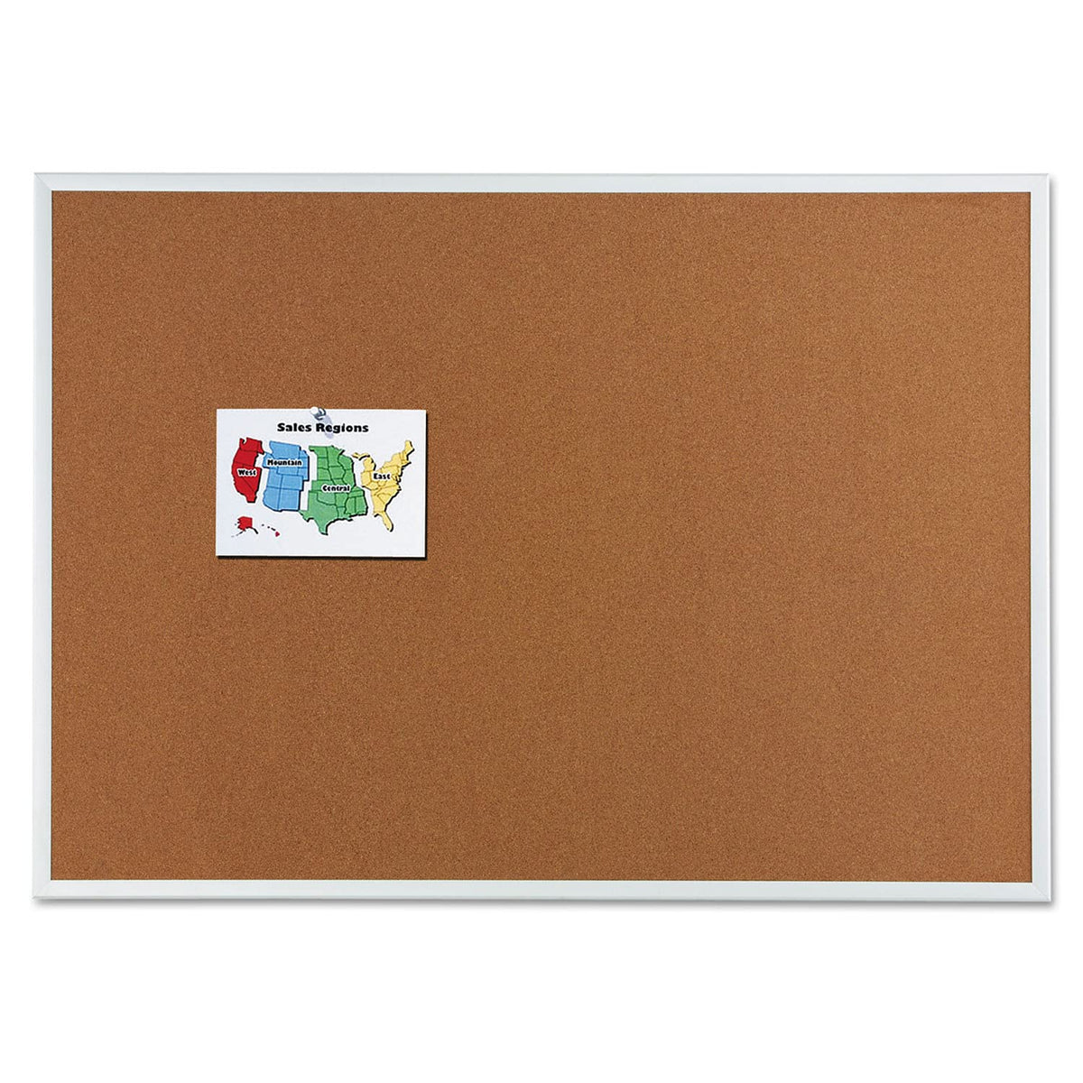 Quartet 2303 Cork Board, 3/4-Inch Frame Face, 3-Ft x2-Ft, Aluminum Frame