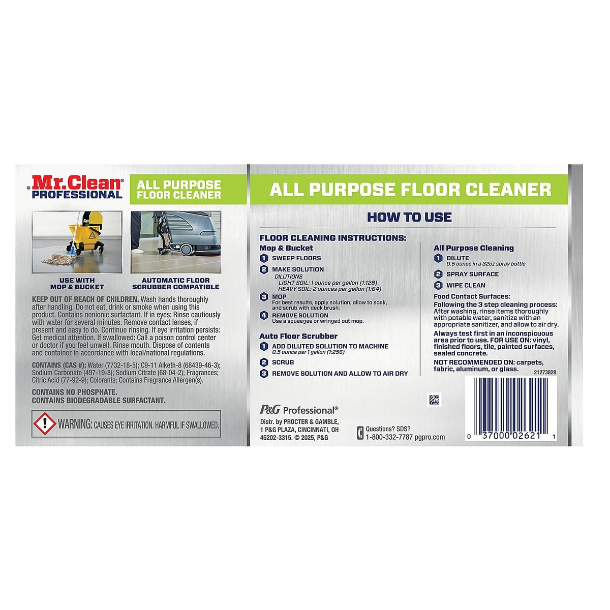 Finished Floor Cleaner, Lemon Scent, One Gallon Bottle