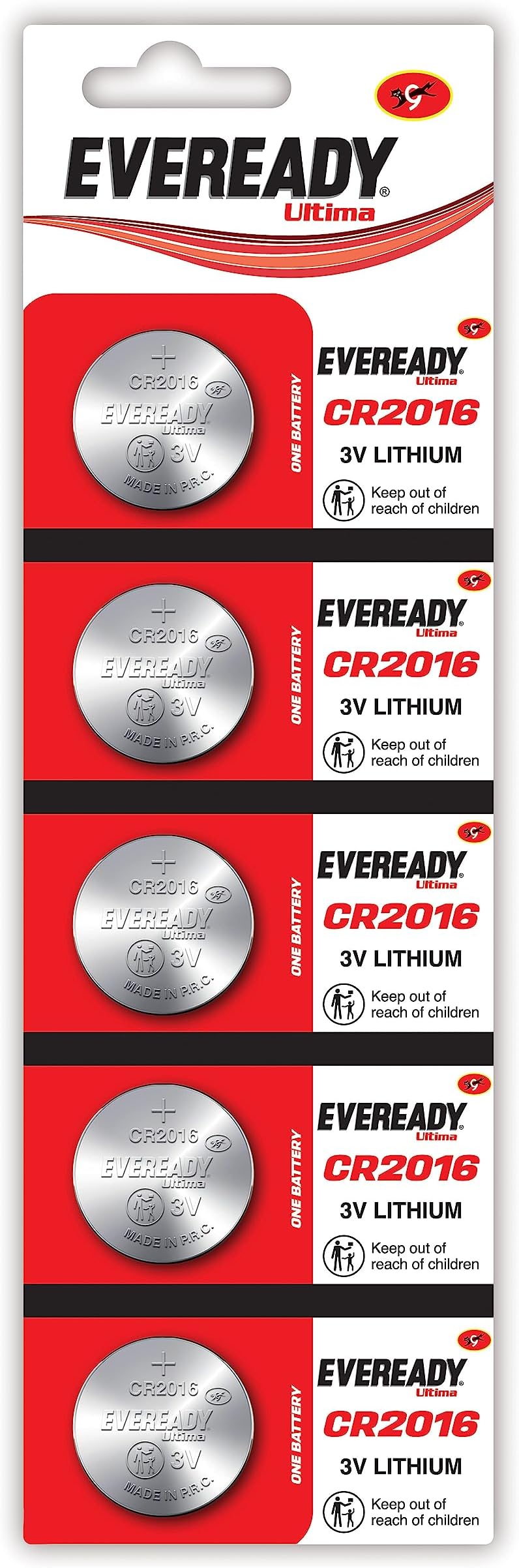 Energizer 2016 3V Lithium Coin Batteries, 2 Pack product image 1