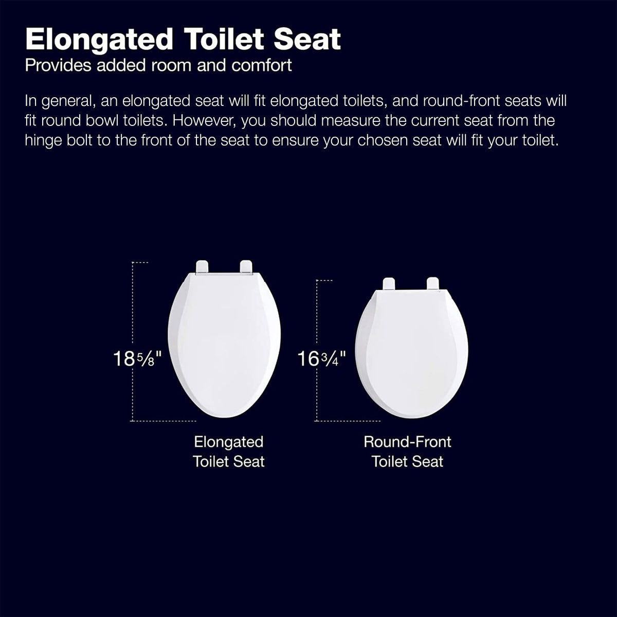 French Curve Ready Latch Quiet-Close Elongated Toilet Seat