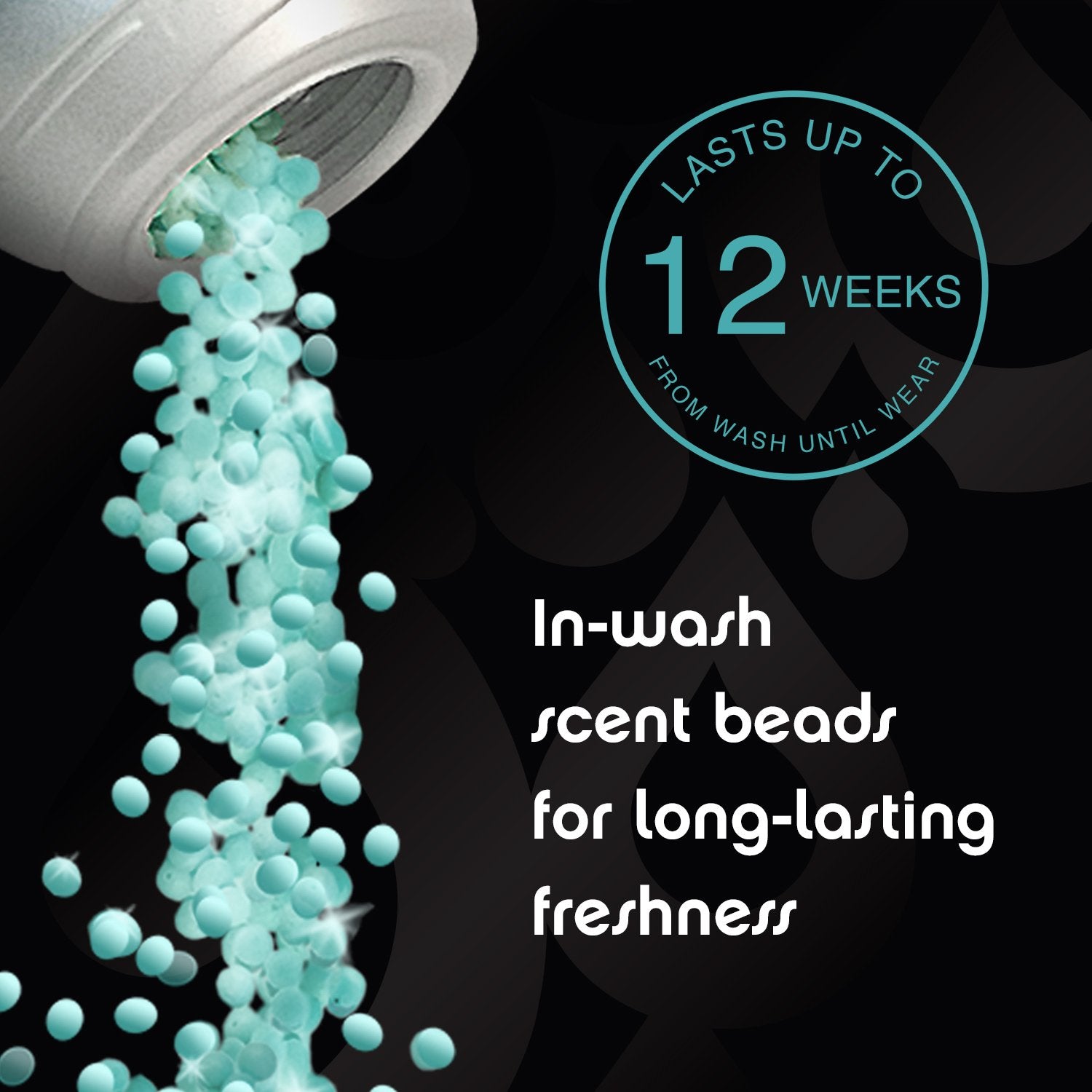 Downy Unstopables Laundry Scent Booster Beads for Washer, Fresh, 10 oz (Pack of 4)
