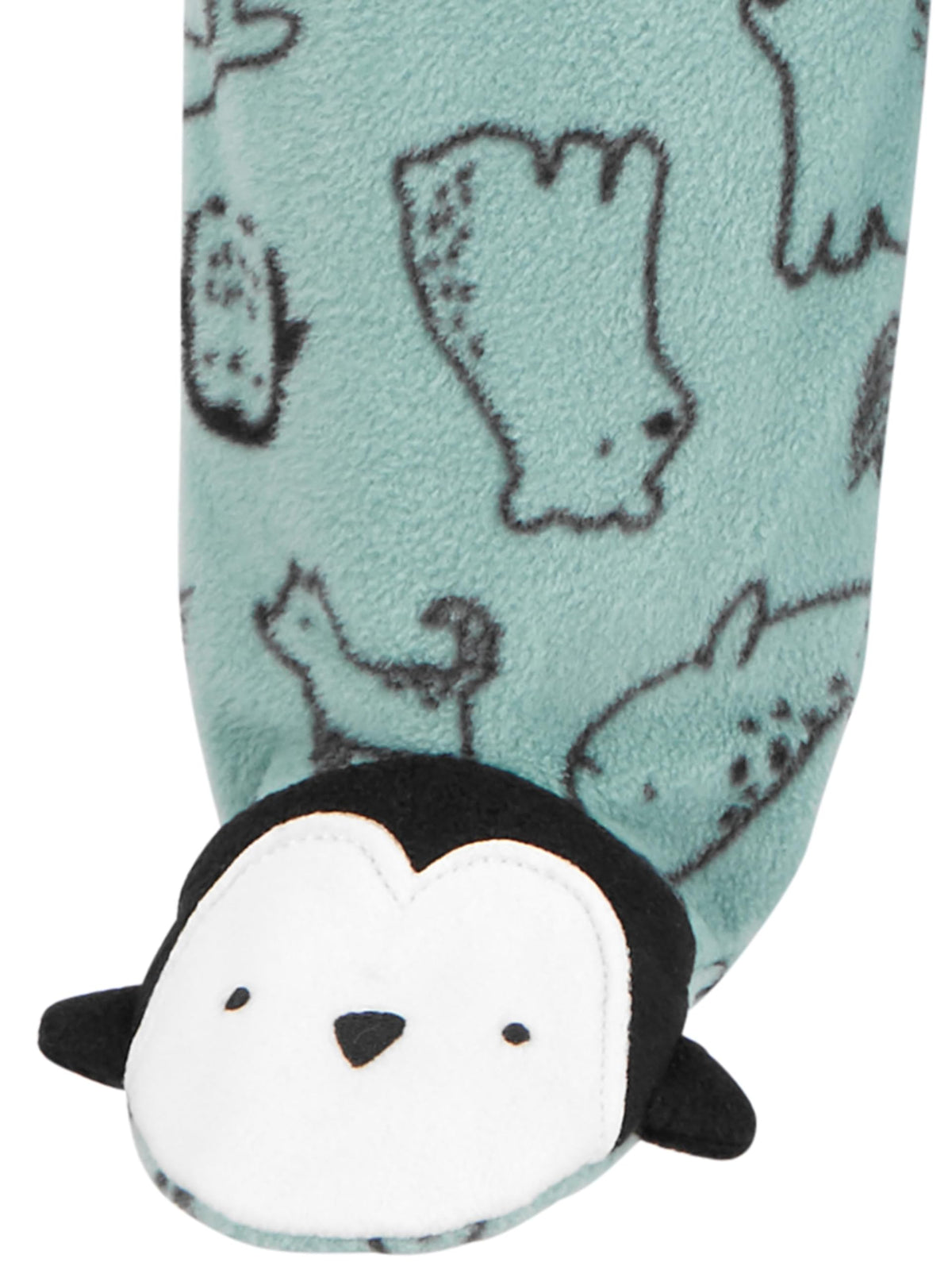 Simple Joys by Carter's Baby Boys' 2-Pack 2-way Zip Fleece Footed Sleep and Play