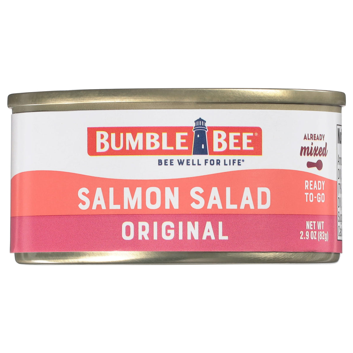 Bumble Bee Snack On The Run Salmon Salad with Crackers Kit (Pack of 12) - Ready to Eat Protein Snack Pack - 8g Protein per Box - Wild Caught MSC Certified Seafood