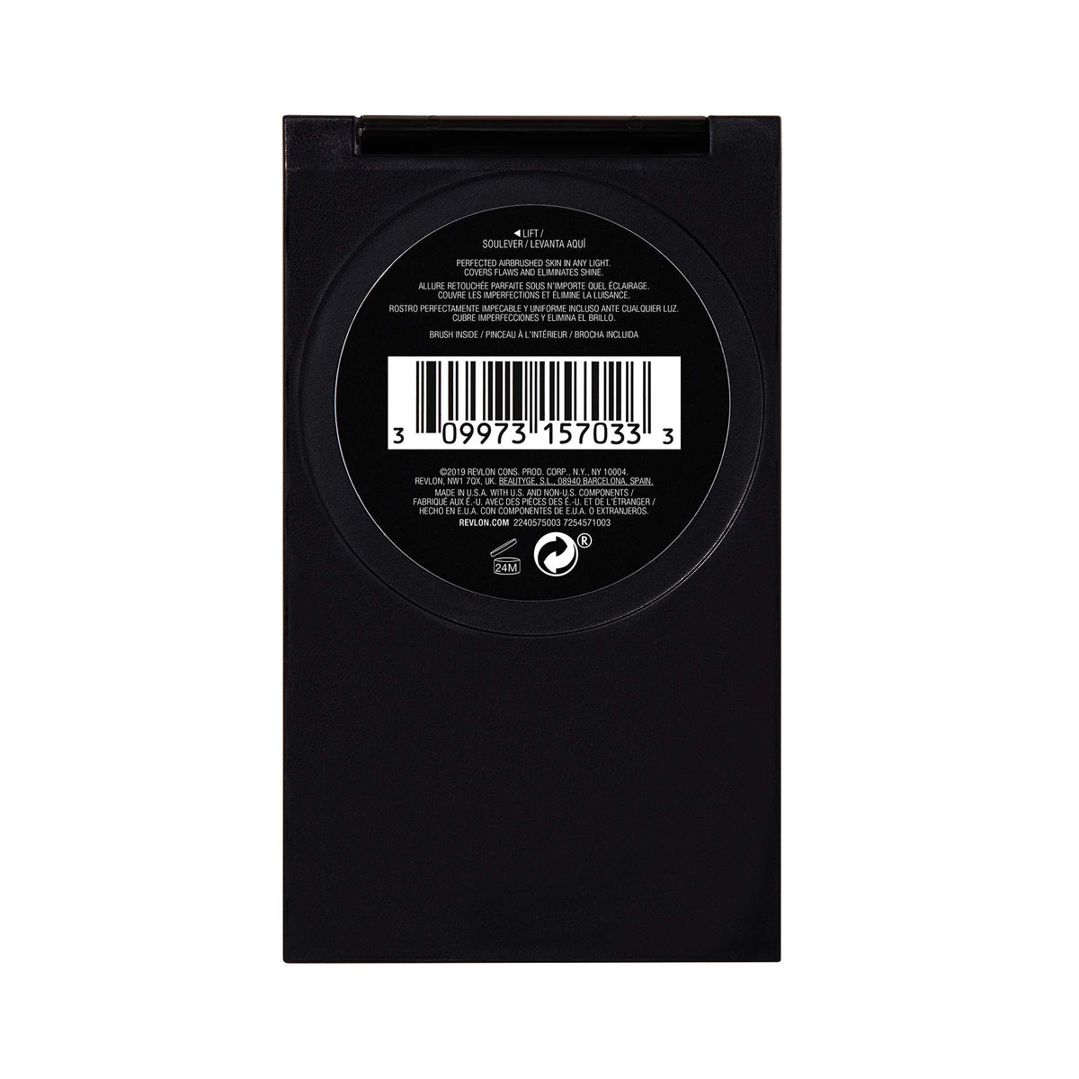 Revlon PhotoReady Blurring Face Powder Makeup, Longwear, Light-Medium Coverage with Flawless Finish, Shine & Oil-Free, 030 Medium Deep, 0.25 oz