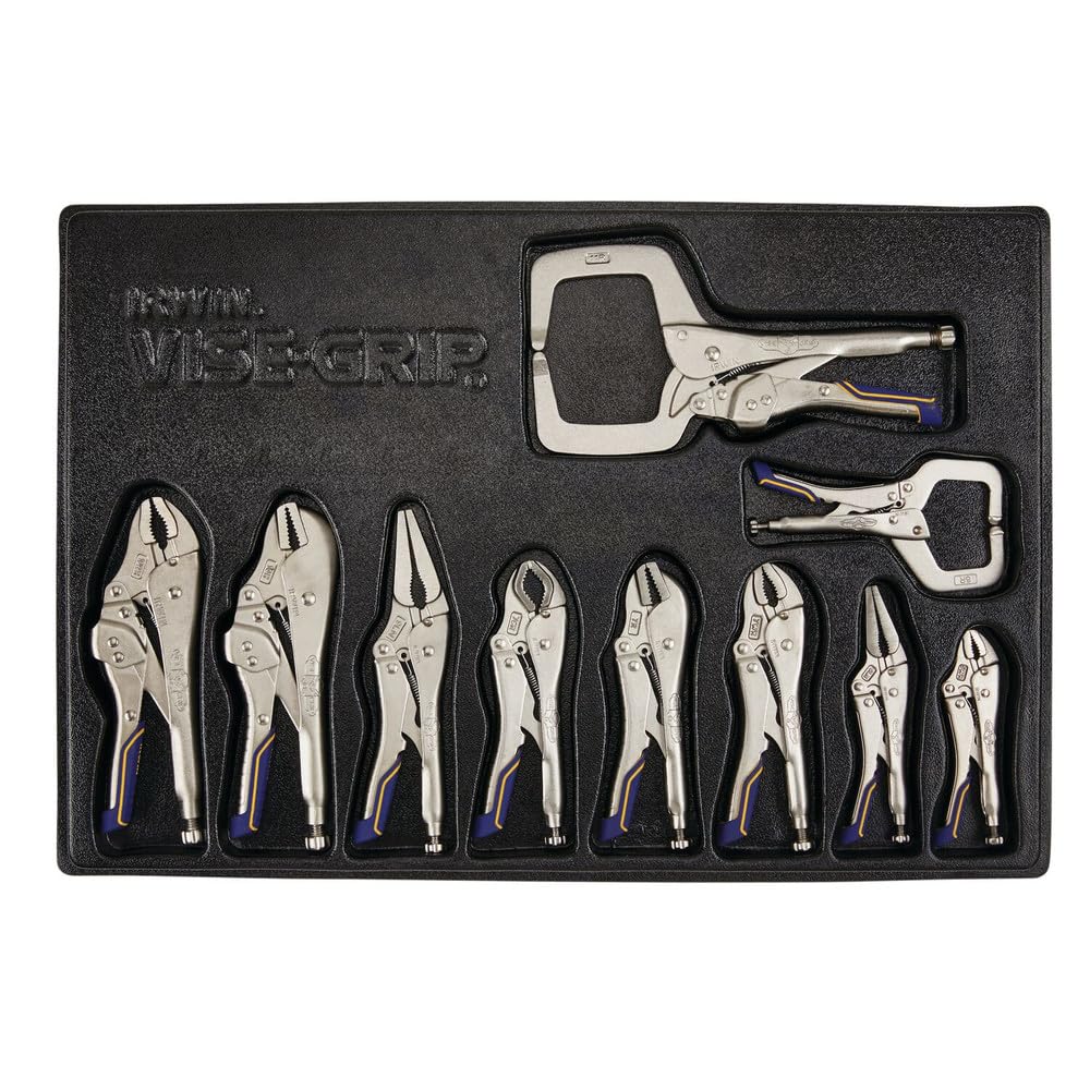 IRWIN VISE-GRIP Locking Pliers, Fast Release Kit, 10-Piece (IRHT82596)