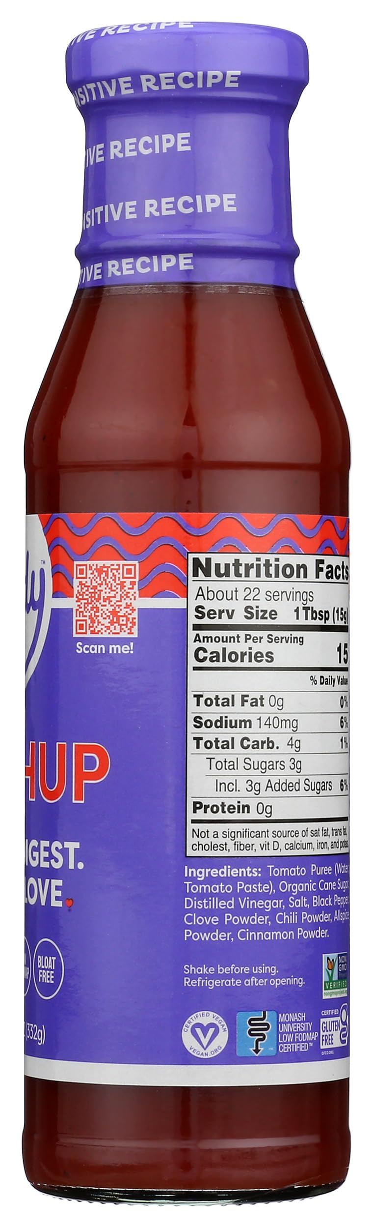Fody Food Co Ketchup 11.7 OZ