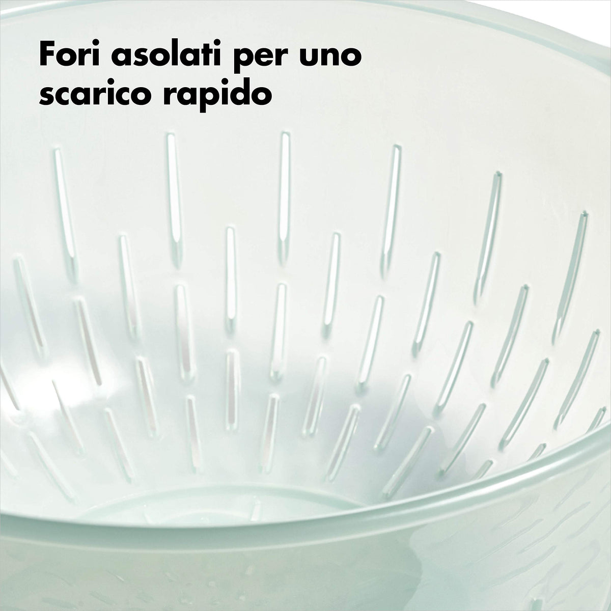 OXO Good Grips 5 Quart Colander in Sea Glass