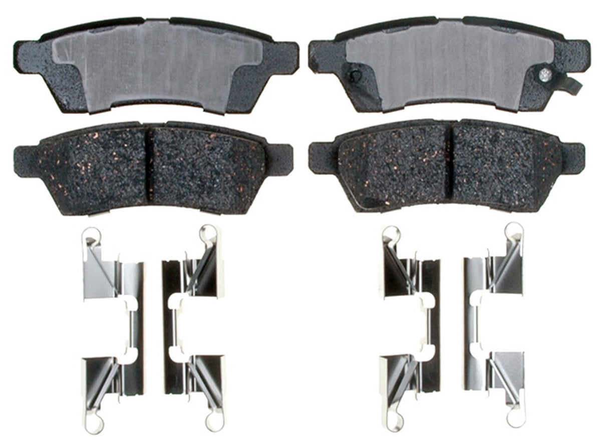 ACDelco Gold 17D1100CH Ceramic Rear Disc Brake Pad Set