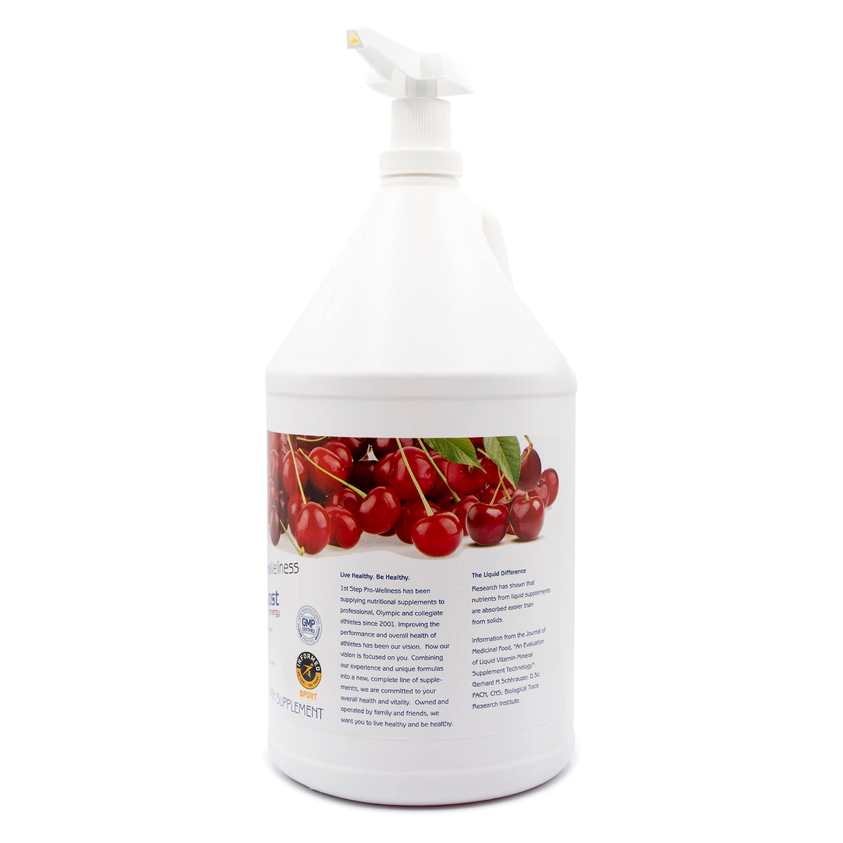 1st Step for Energy Liquid Vitamin B-12 Cherry Charge 1 Gal (128 fl oz)