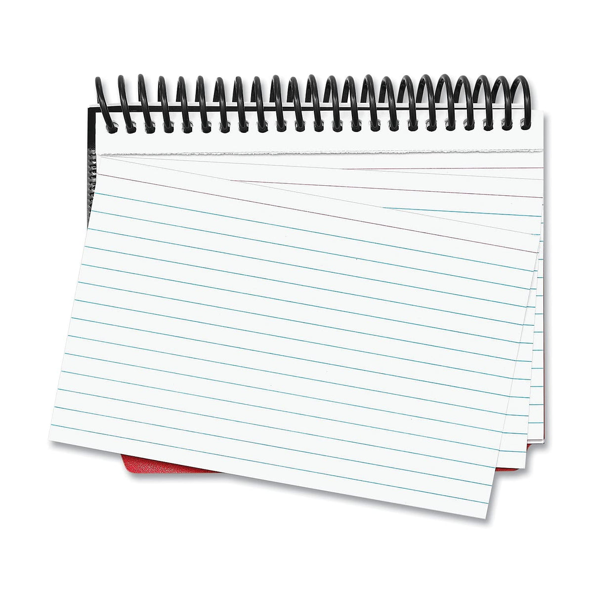 Universal UNV47302 4 x 6 Ruled Spiral Bound Index Card - White (120/Pack)