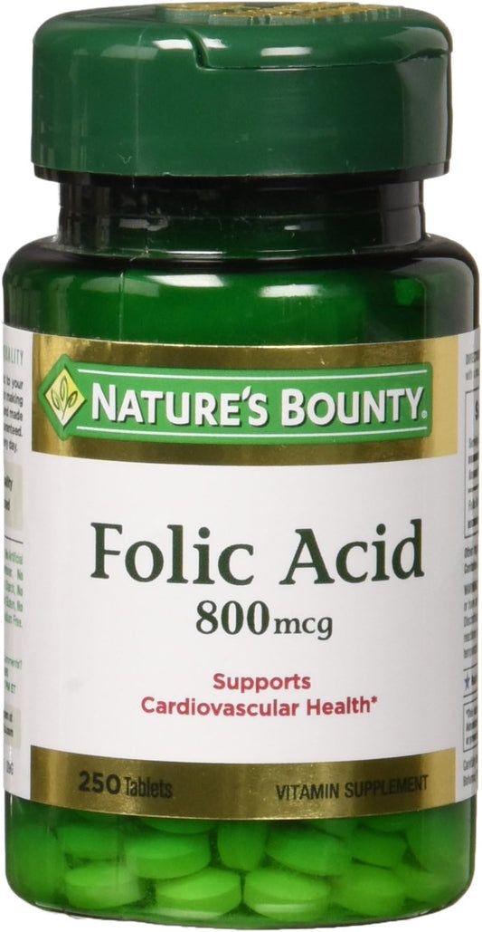 Nature's Bounty #2843 Folic Acid Tab 250 ct product image 1