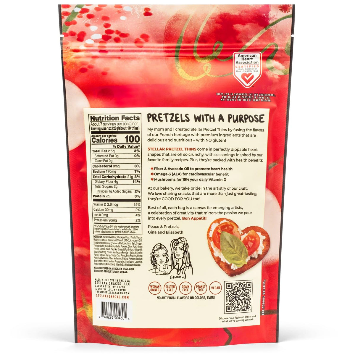 Pretzel Thins Bruschetta, 7.2 OZ.