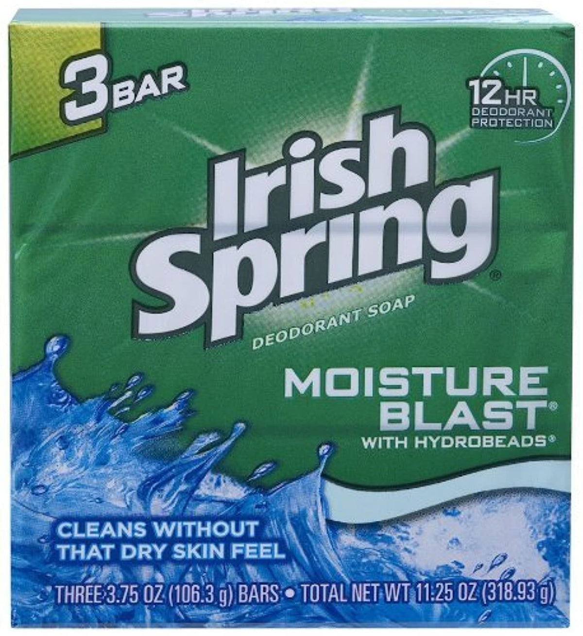 Irish Springs Moisture Blast 3 Pack