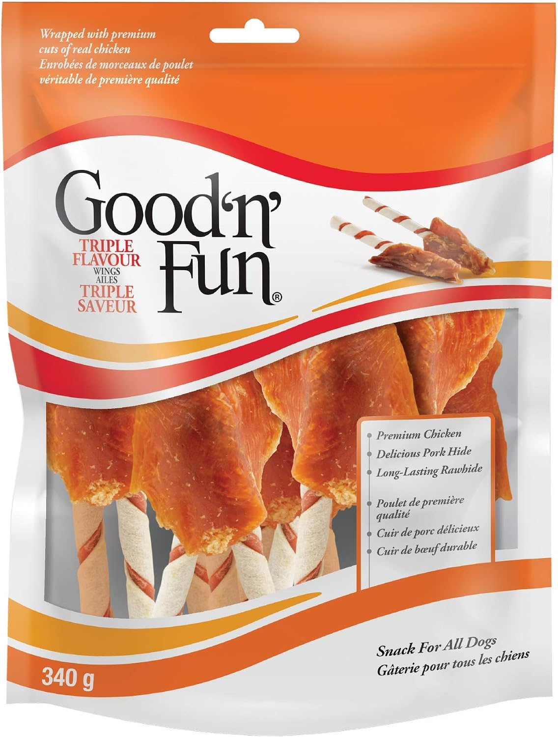 Good&fun Wngs Prk/beef/chk 12 oz product image 1