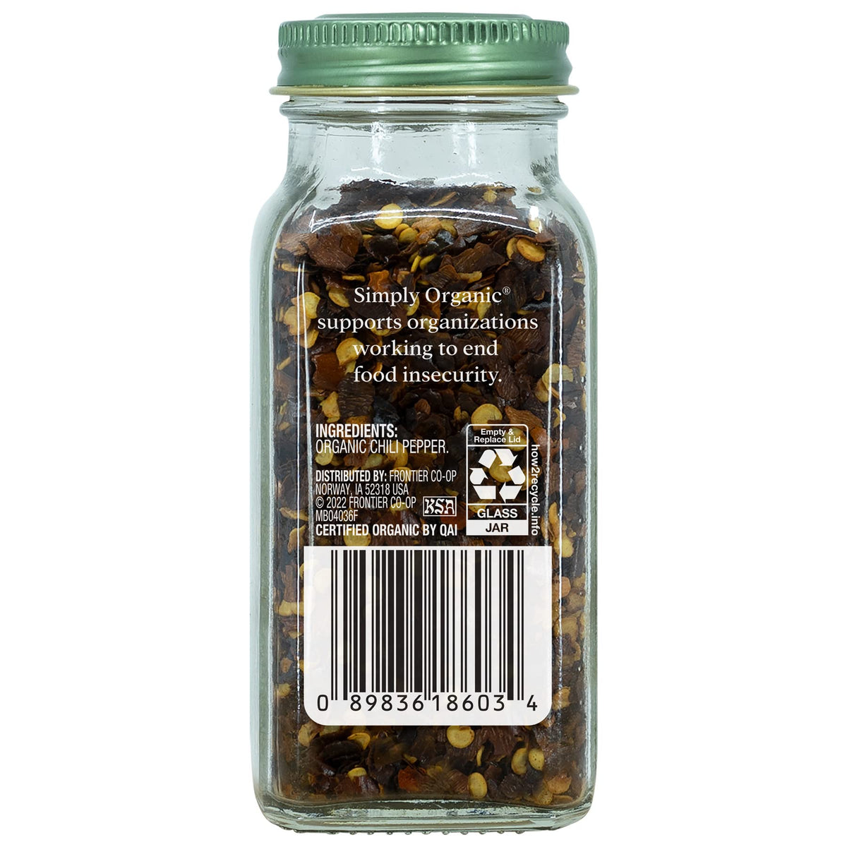 Simply Organic Red Pepper Crushed Organic 1.59 oz.