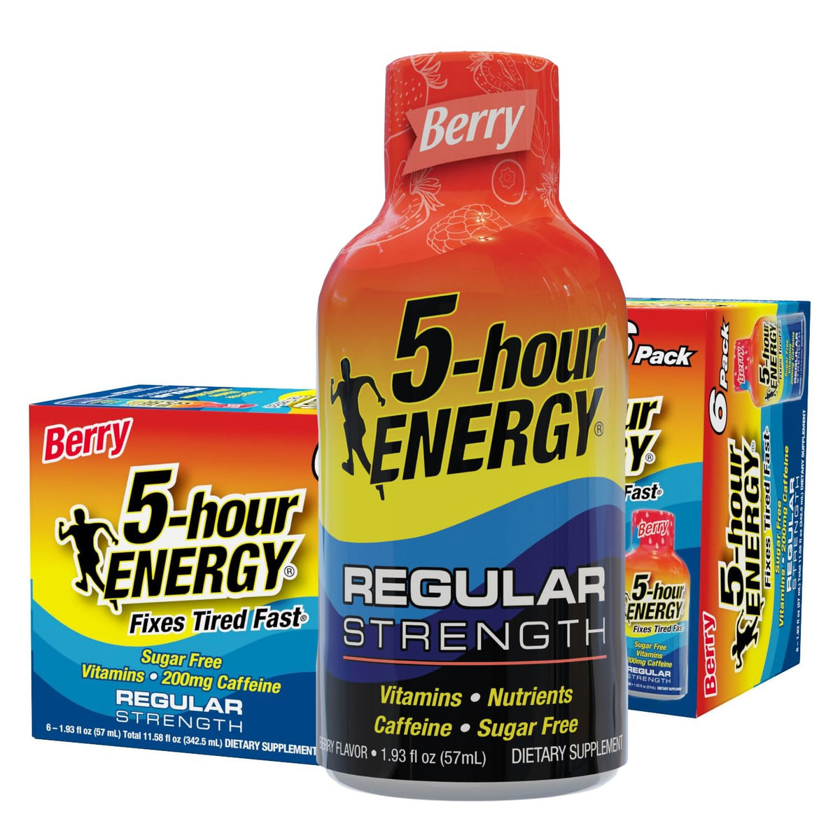 5-hour ENERGY Shot, Regular Strength, Berry 1.93 Ounce, 12 Count