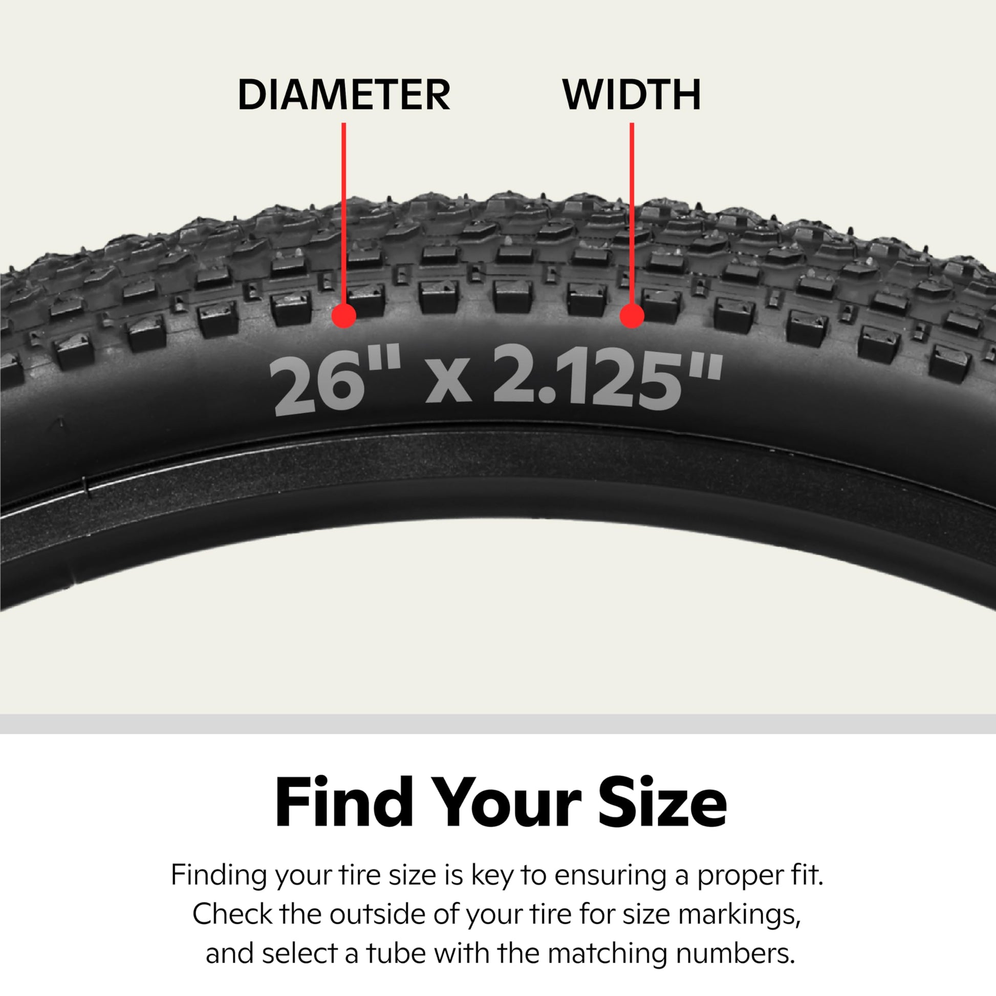 Schwinn Replacement Bike Tire Tube, 26 x 1.75-2.125 inch Bike Inner Tube, Self Sealing, Schrader Valve, Durable Construction, Replacement for 26” Mountain or Cruiser Bicycle Tires