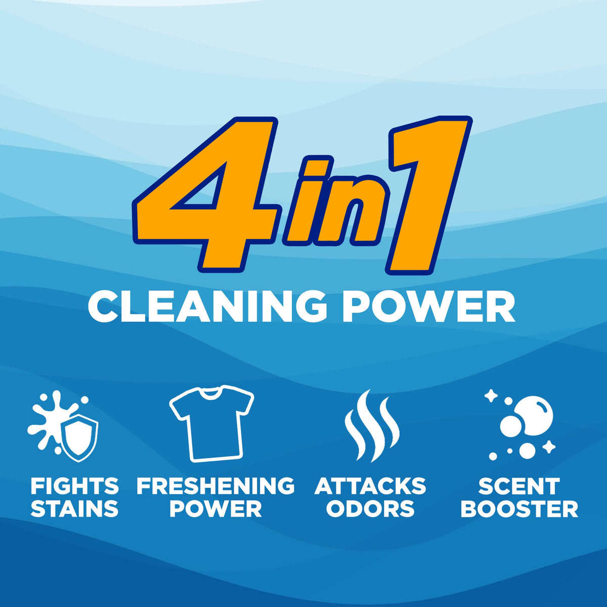 ARM & HAMMER Liquid Laundry Detergent, Clean Burst Fresh, 170 fl oz, 170 Loads